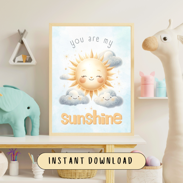 You Are My Sunshine Digital Art Print